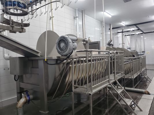 핫 판매 가금류 냉각 도살 장비 가금류 닭고기 할랄 도살기 장비에 대한 사전 냉각 기계